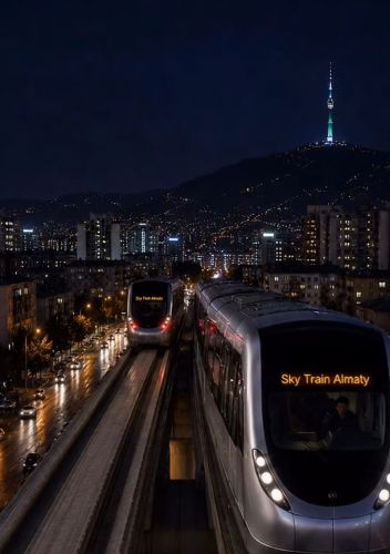 Sky Train Coming to Almaty: Two Lines, 20 Stations, and a New Era of Urban Mobility