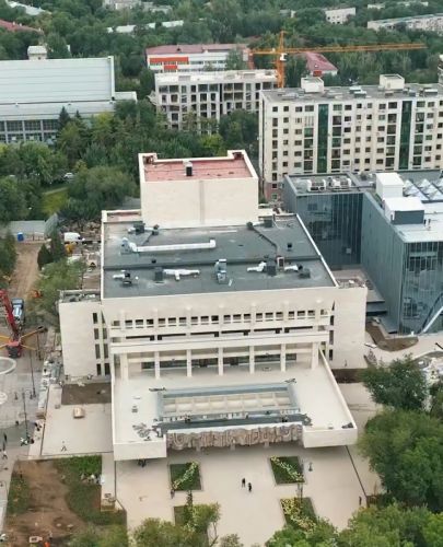 Алматыдағы Н. Сац атындағы балалар мен жасөспірімдер театрының жаңғырту жұмыстары аяқталуға жақын